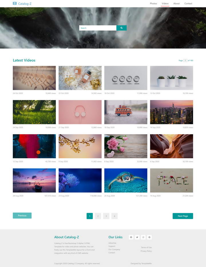 قالب Html Catalog Z Template